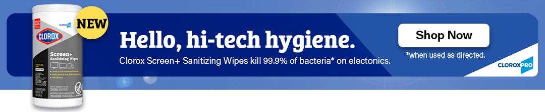 Clorox ScreenWipe banner