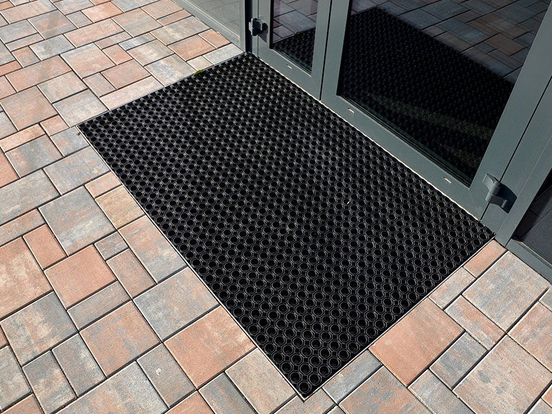 Entry way mat for prevention