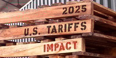 global supply chain trends with tariffs and impact