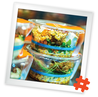 pre-packaged meal kits at the grocery store