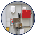 food processing plant washing station personal care