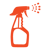 spray icon - disinfecting