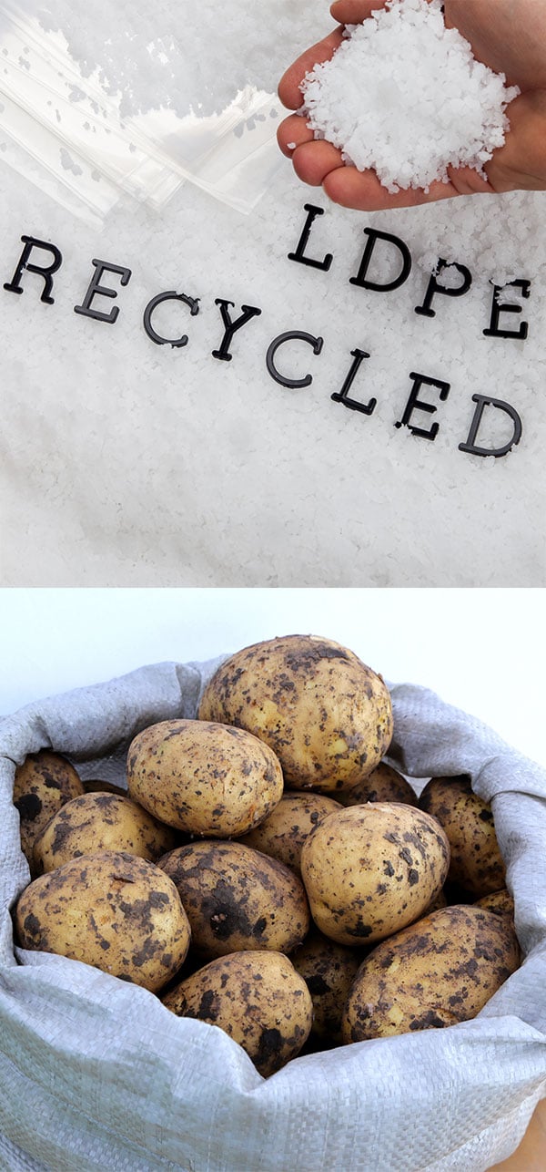 LDPE resin and potato bag