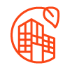 Building sustainability icon - sustainability abd safety
