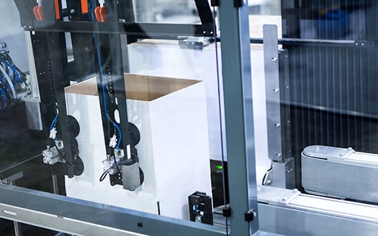 automated case erecting machine