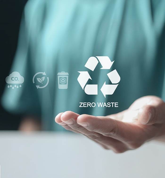 facility manager with zero waste as sustainability goal