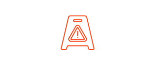 wet floor sign icon for injuries