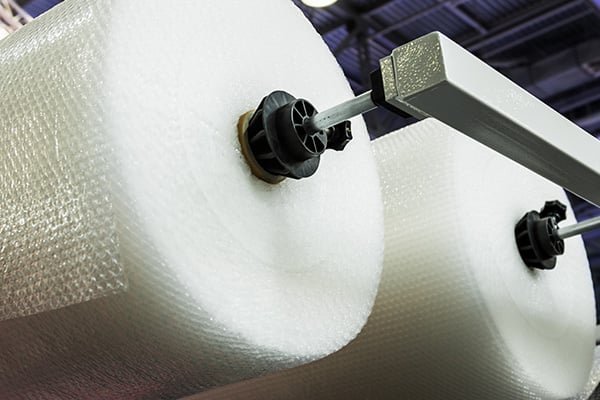 two large industrial bubble wraps for packaging